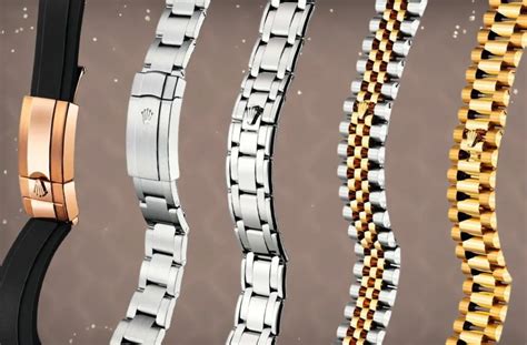 rolex band service|types of rolex bands.